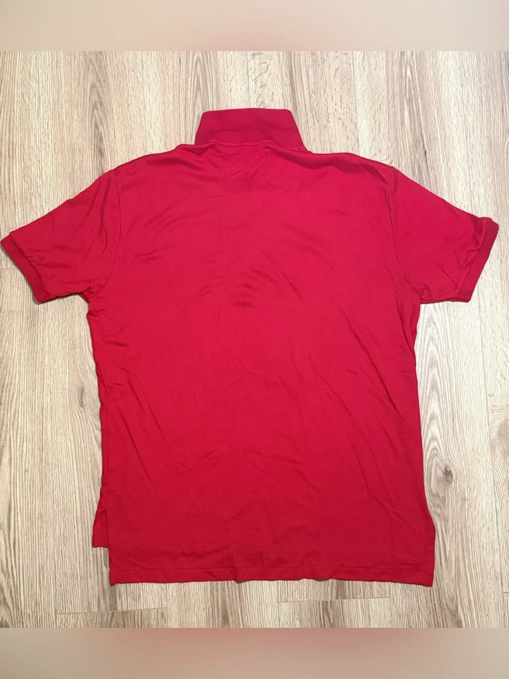 Polo by Ralph Lauren Red Polo with Blue Pony Embroidery